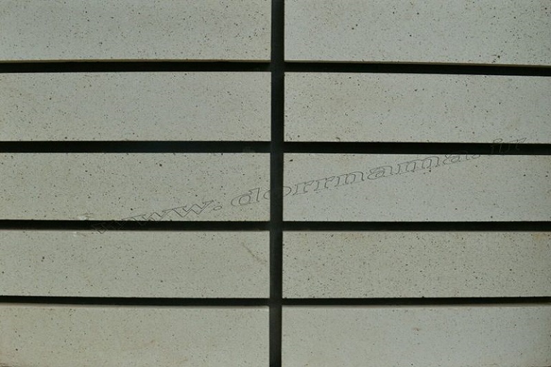 عکس ششم آجر پلاک نسوز سفید (دانه دار کد C301)